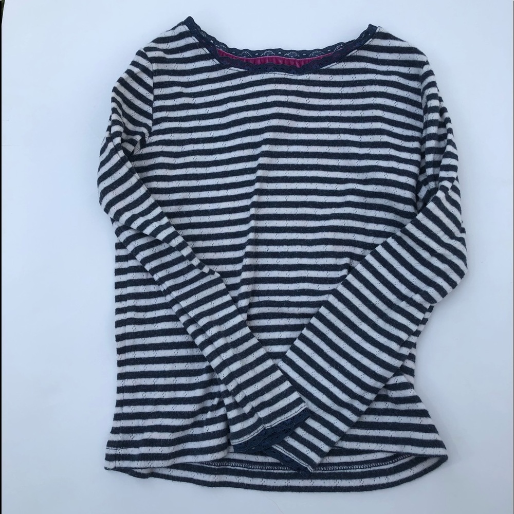 MINI BODEN striped girls shirt
